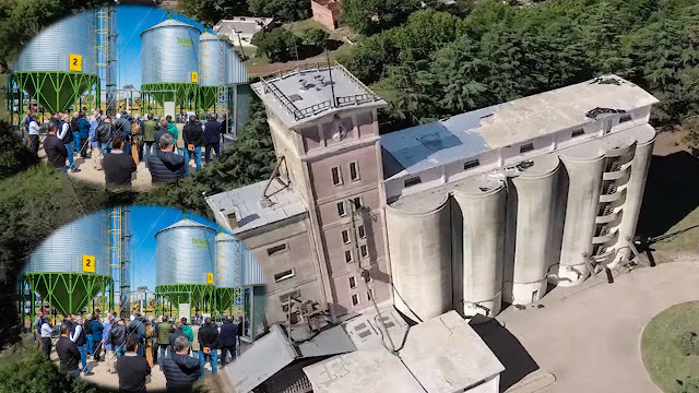 La planta de silos de la Liga Agrícola Ganadera se va a trasladar el Parque Industrial